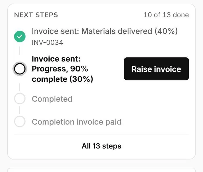 Timeheet Due Contracts and invoices | The Deck Hub features